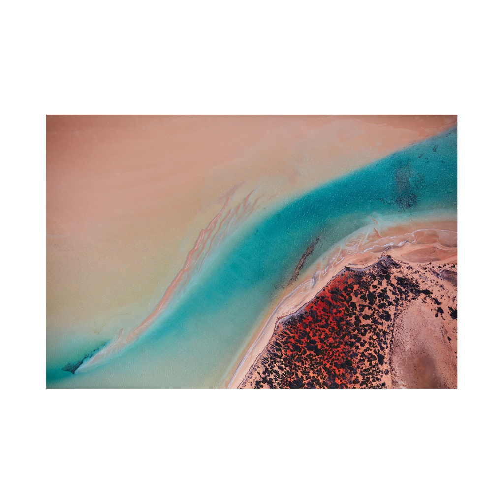 Inlet, Shark Bay, Horizontal Print, print only