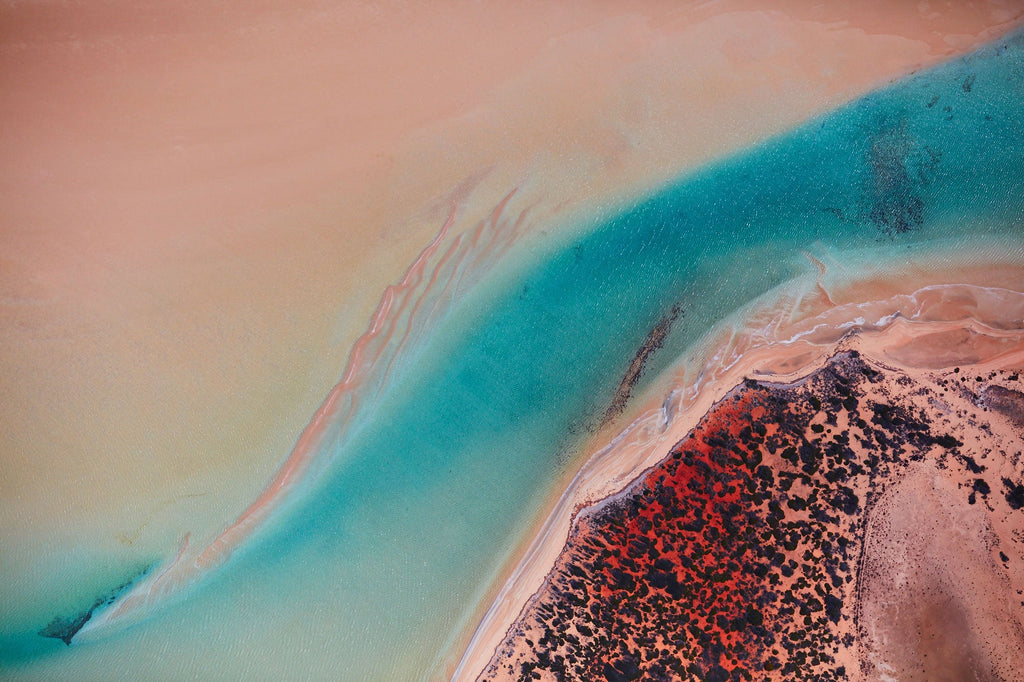 Inlet, Shark Bay, Horizontal Print - source print