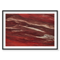Iron Oxide, Western Australia, Horizontal Print, black Victorian Ash frame