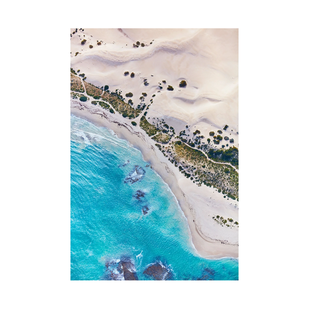 Blue Coast, Kalbarri, Vertical Print, print only