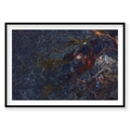 Volcanic, Iceland, Horizontal Print, black Victorian Ash frame