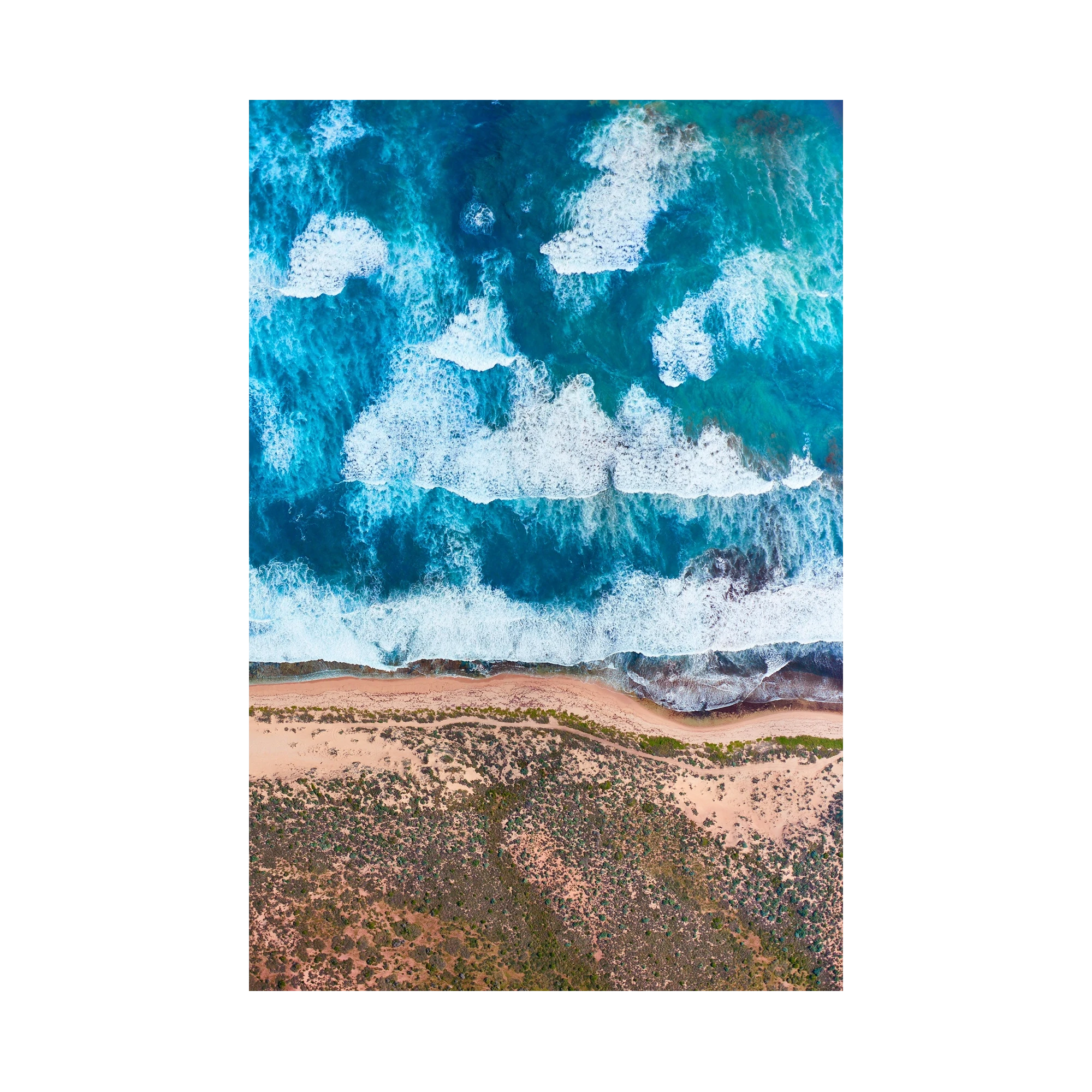 Layered, Kalbarri, Vertical Print, print only