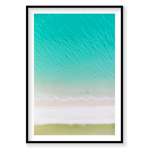 Layers, Whitehaven Beach, Vertical Print