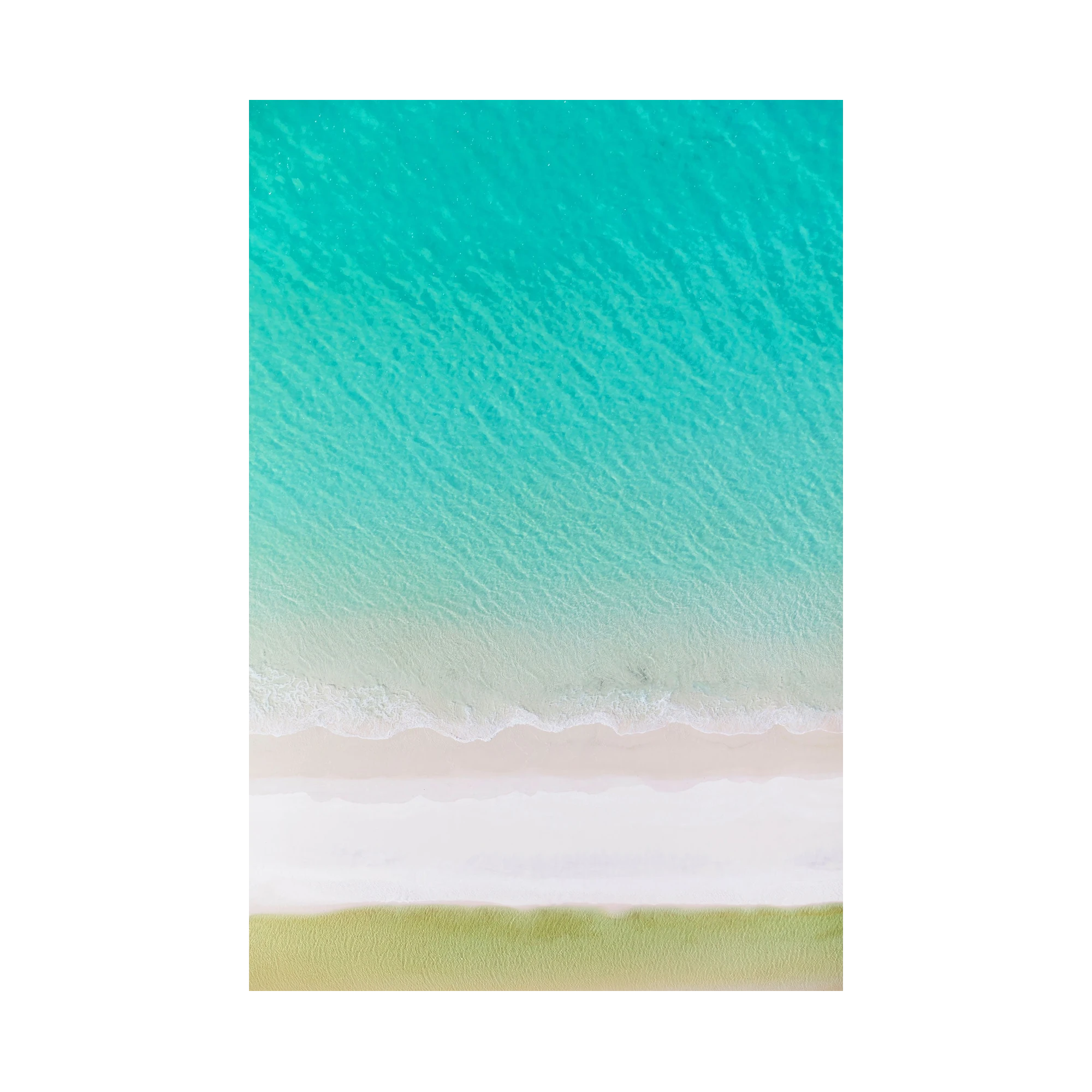 Layers, Whitehaven Beach, Vertical Print, print only