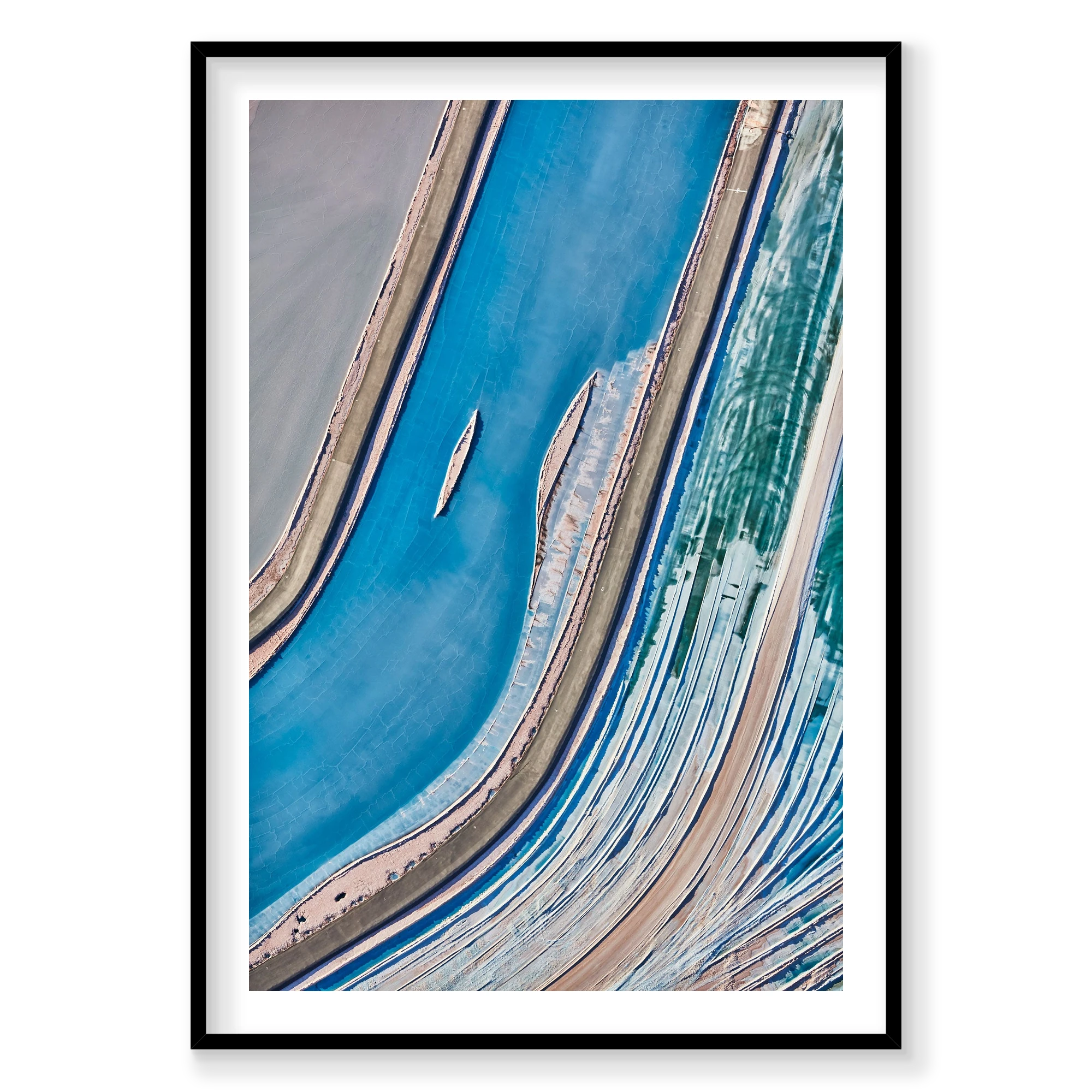 Leaching, Moab, Portrait Print, black Victorian Ash frame