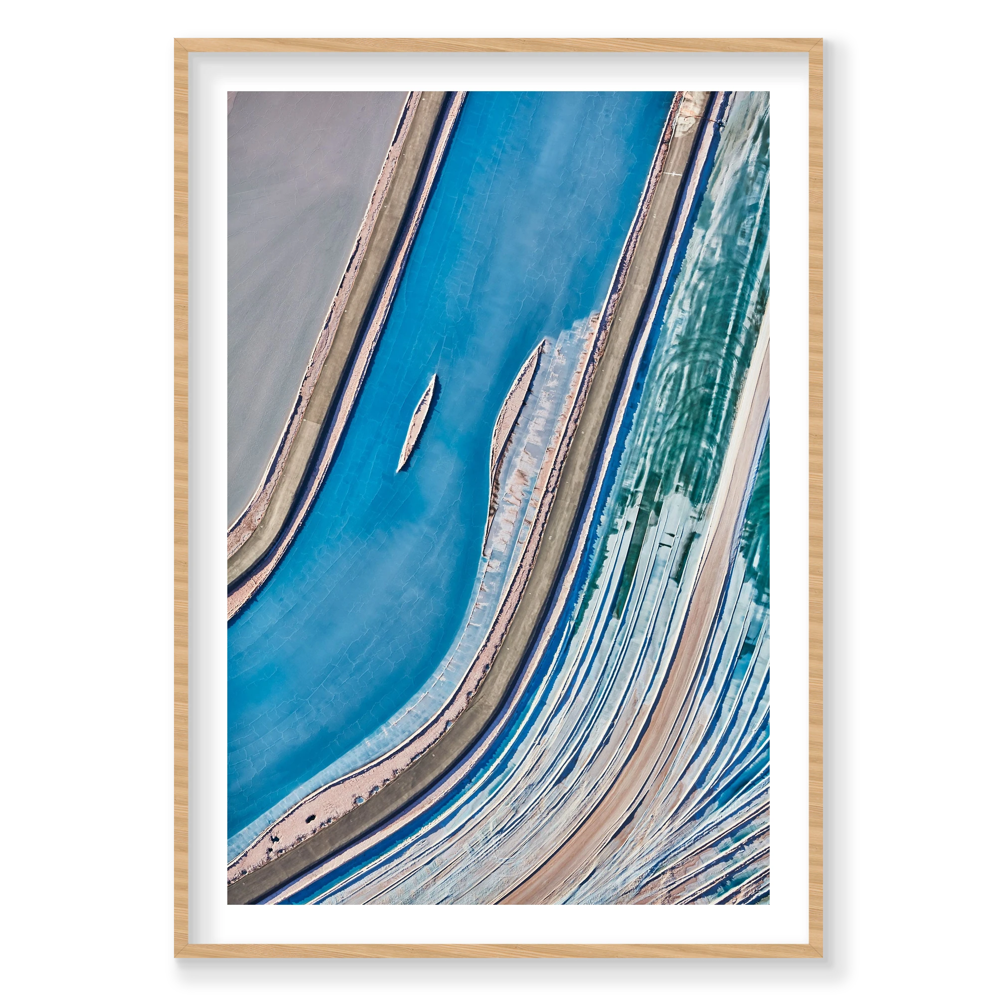 Leaching, Moab, Portrait Print, natural Victorian Ash frame