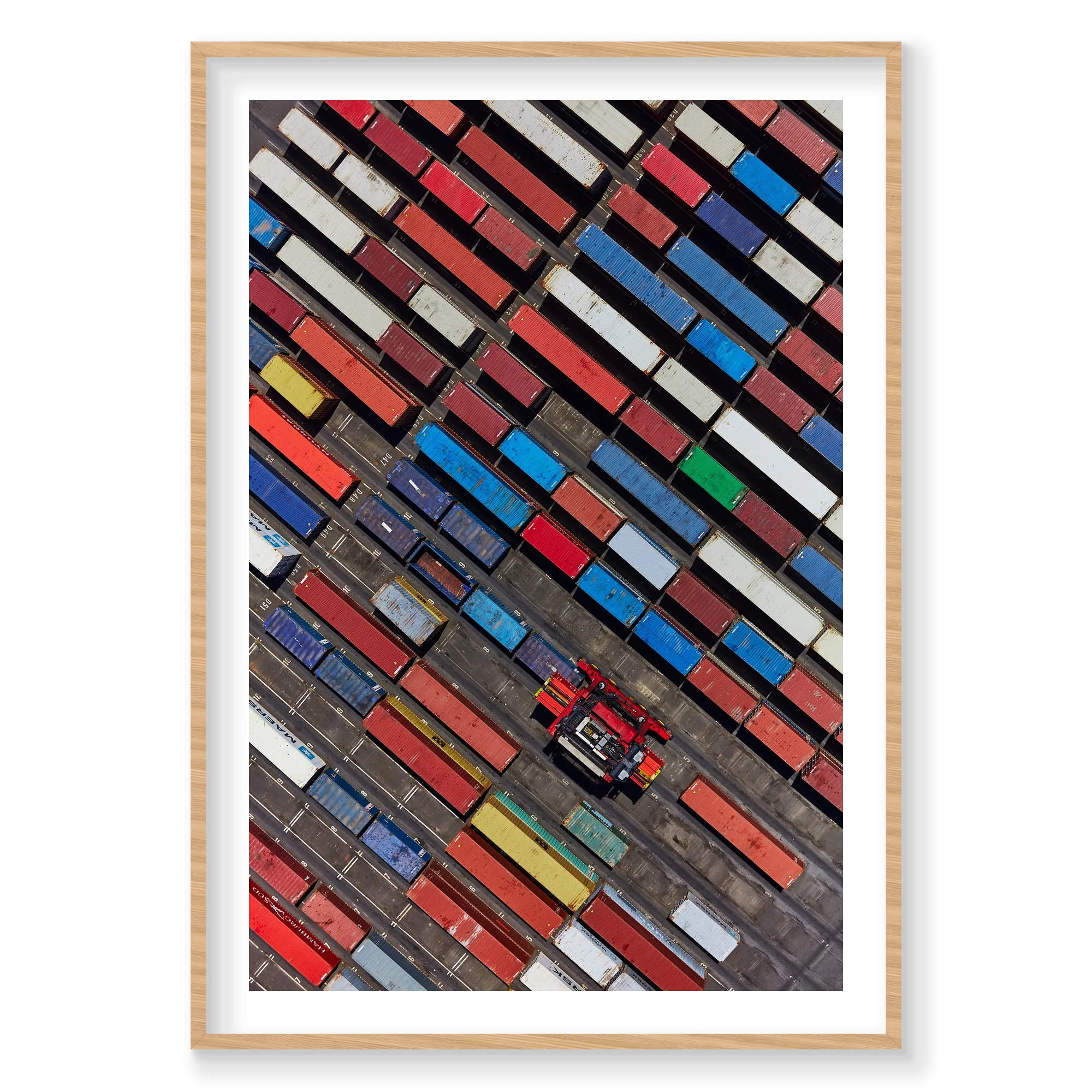 Cargo, Botany Bay, Vertical Print, natural Victorian Ash frame