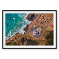 Light House, Byron Bay, Horizontal Print, black Victorian Ash frame