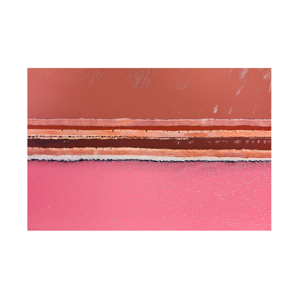 Lines, Hutt Lagoon, Horizontal Print, print only