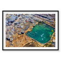 Mahon Pool, Horizontal Print, black Victorian Ash frame