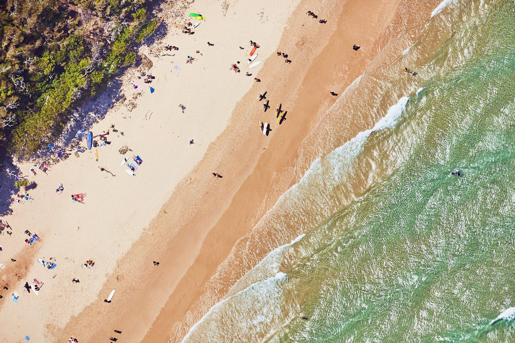 Main Beach, Byron Bay, Horizontal Print - source print