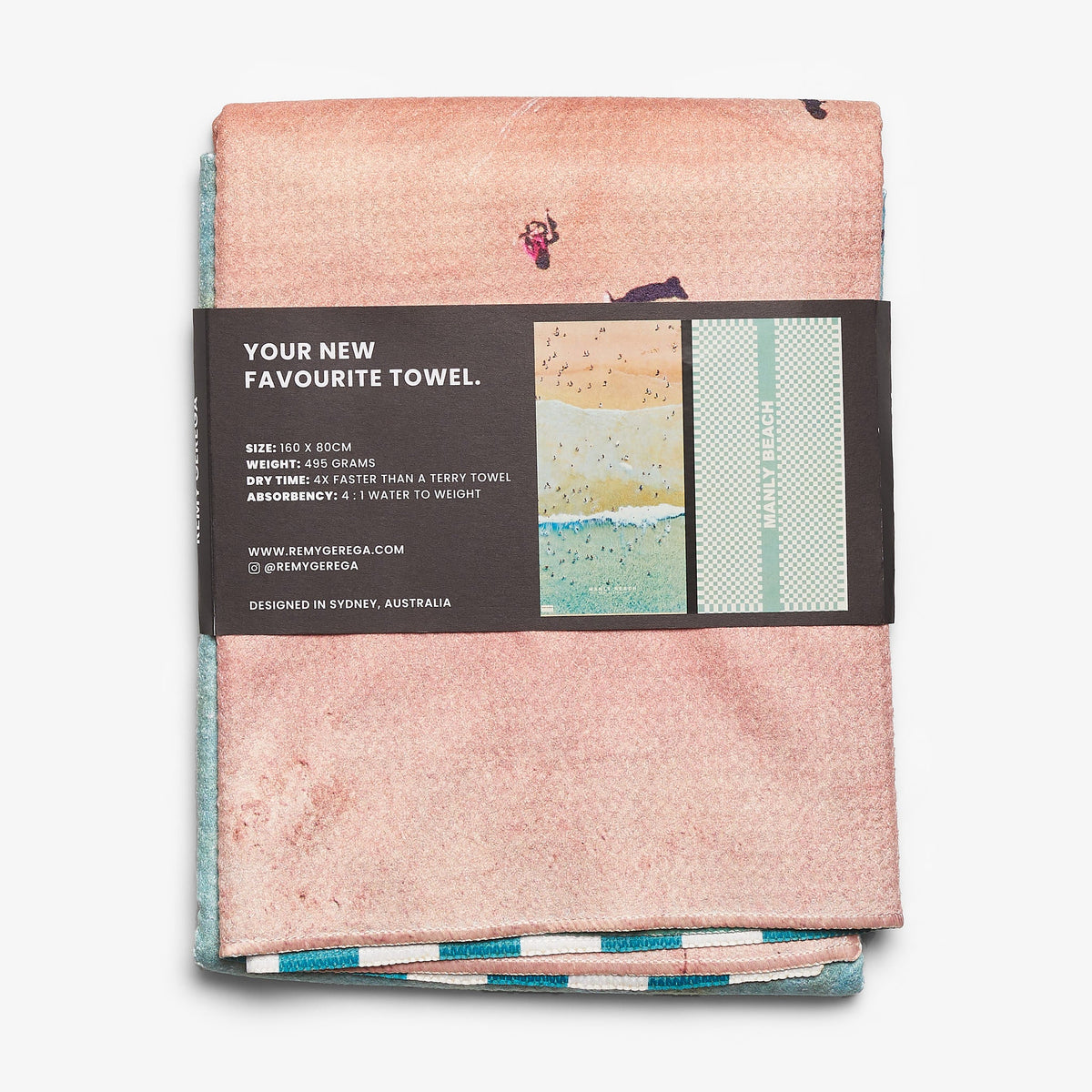 Manly Beach Quick-Dry Beach Towel