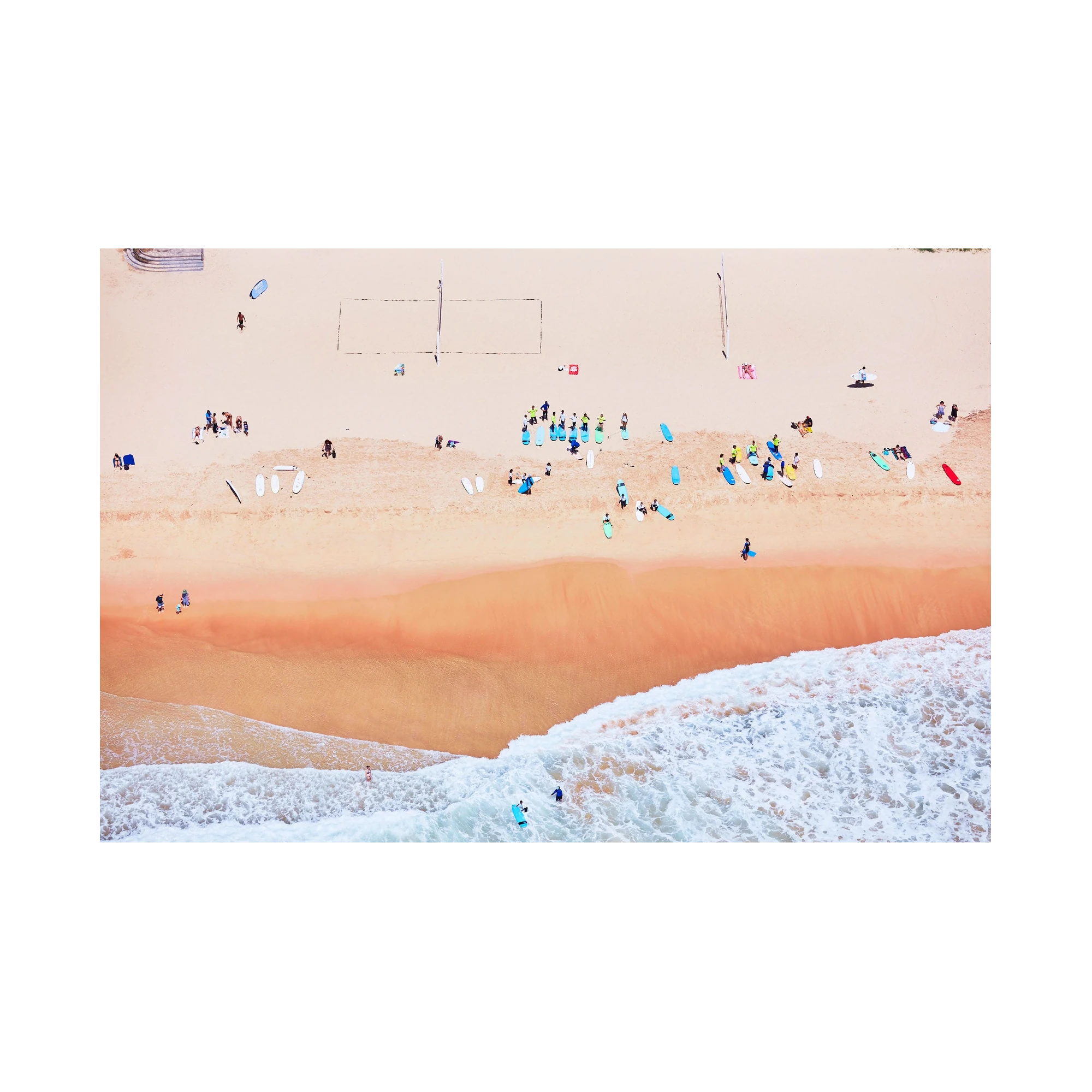 Manly Surf Club, Horizontal Print, print only