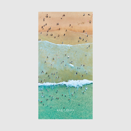 Manly Beach Quick-Dry Beach Towel