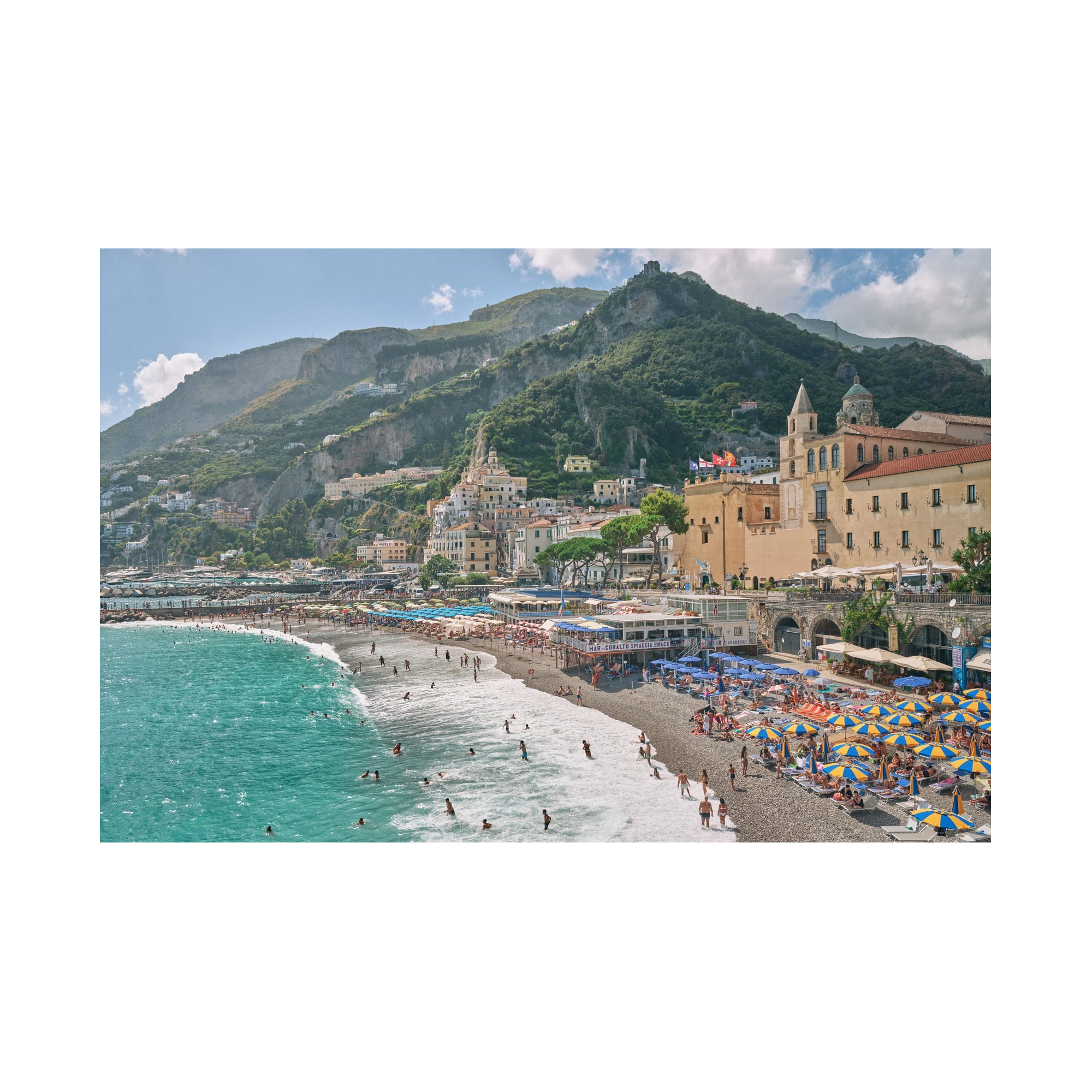Mar Di Cobalto, Amalfi Coast, Horizontal Print, print only