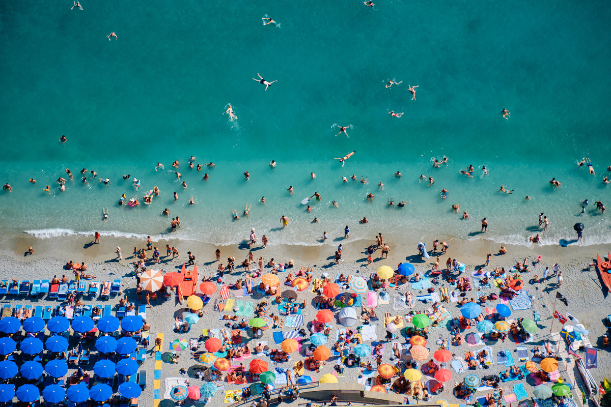 Meet Me in the Water, Monterosso al Mare, Horizontal Print