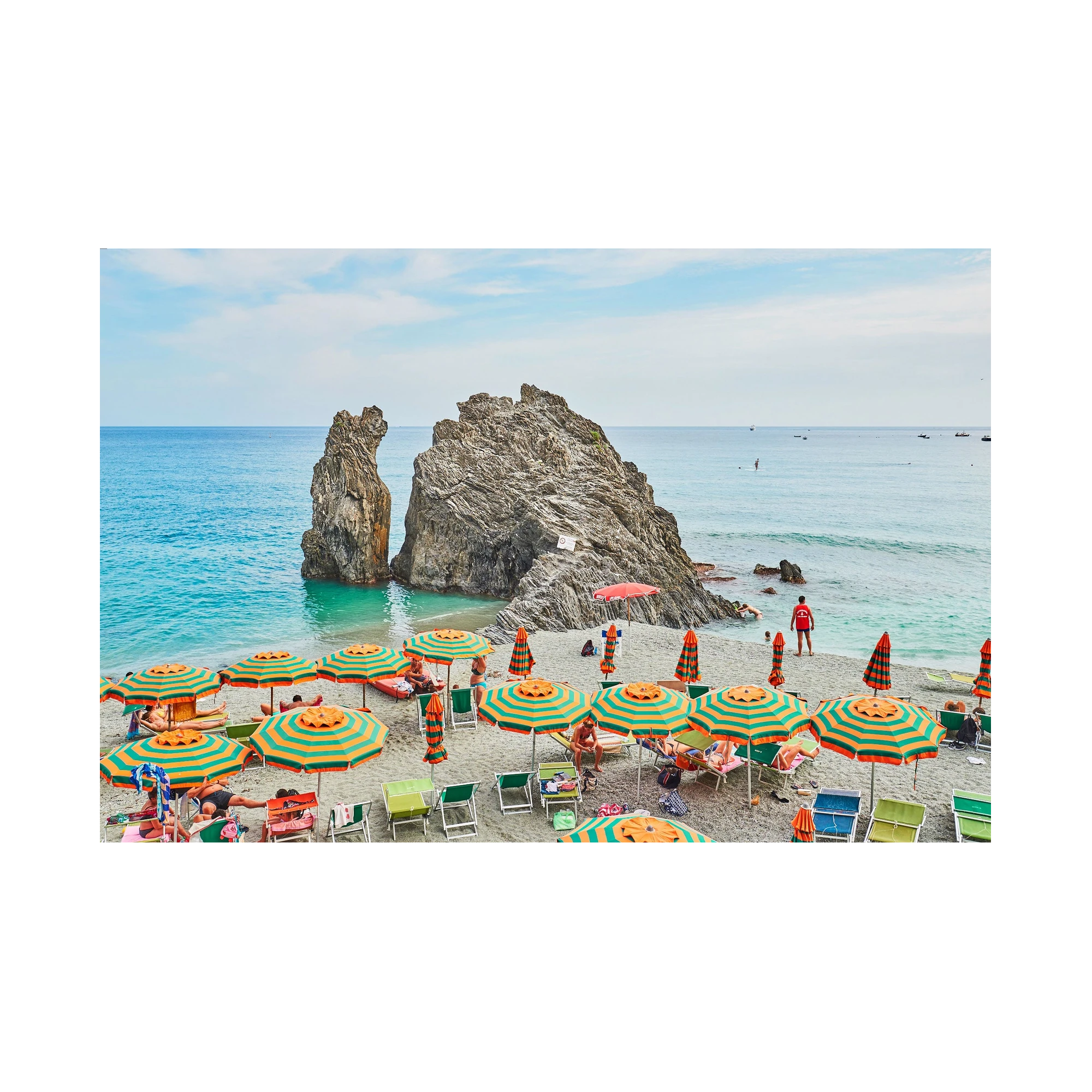 Monterosso Rock, Cinque Terre, Horizontal Print, print only