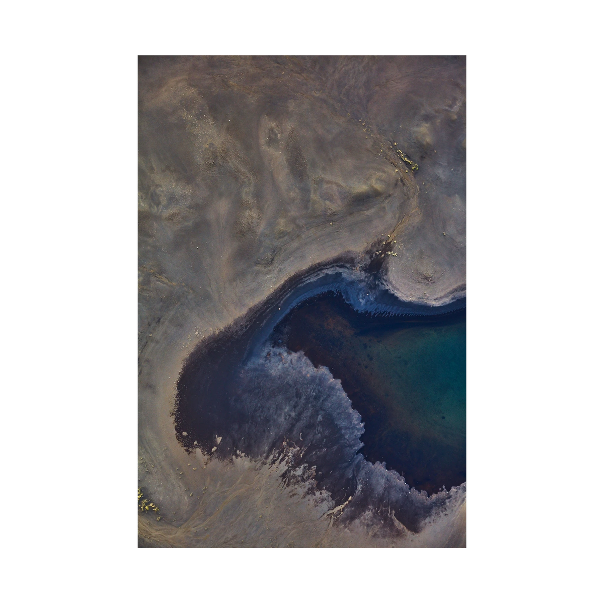Moonscape, Iceland, Vertical Print, print only
