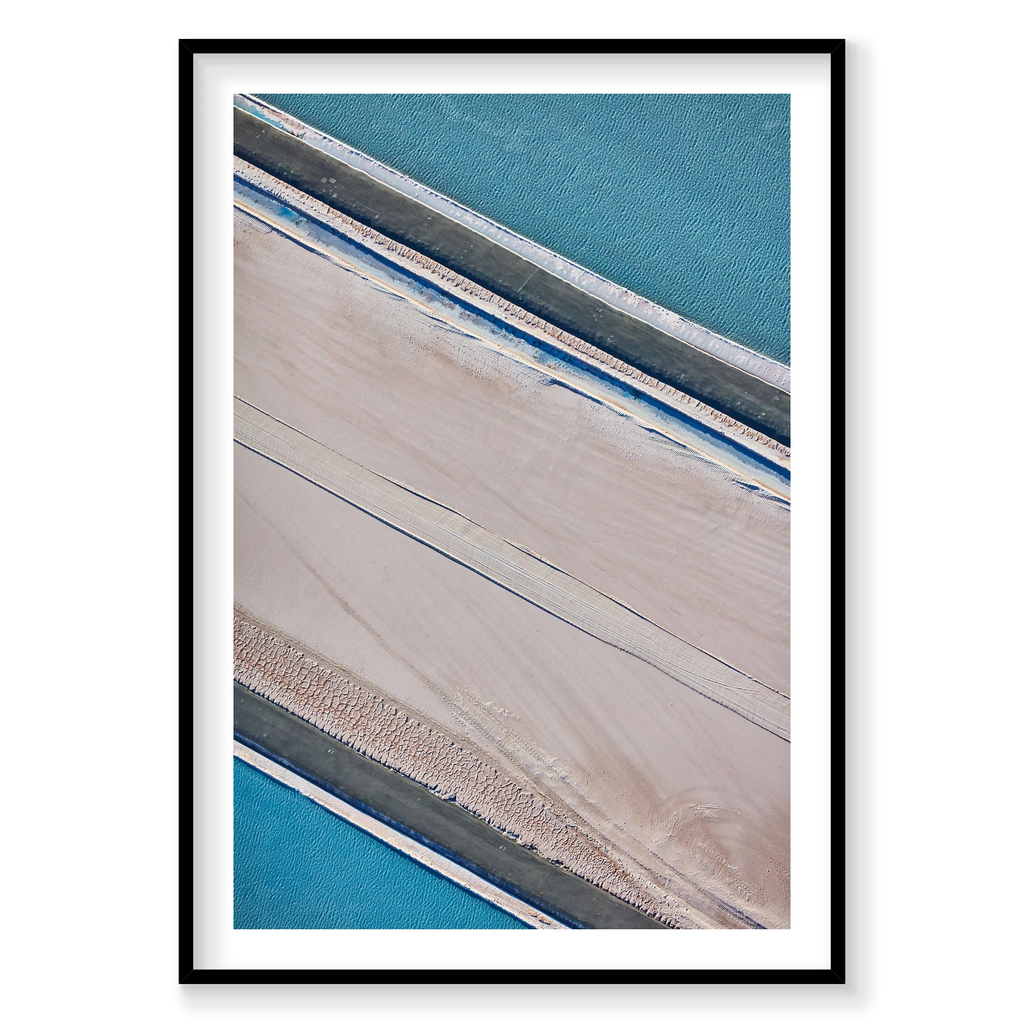 Muriate, Moab, Portrait Print, black Victorian Ash frame