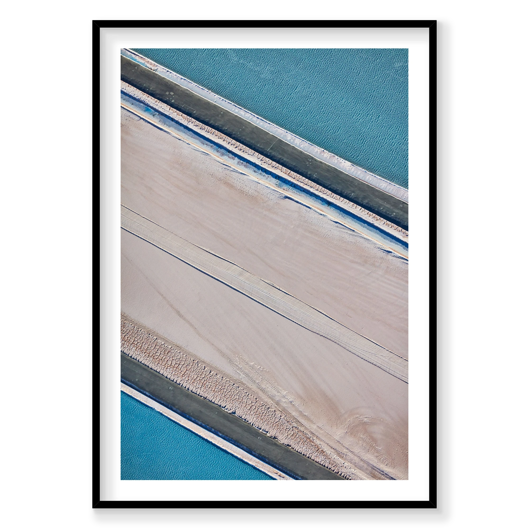 Muriate, Moab, Portrait Print, black Victorian Ash frame