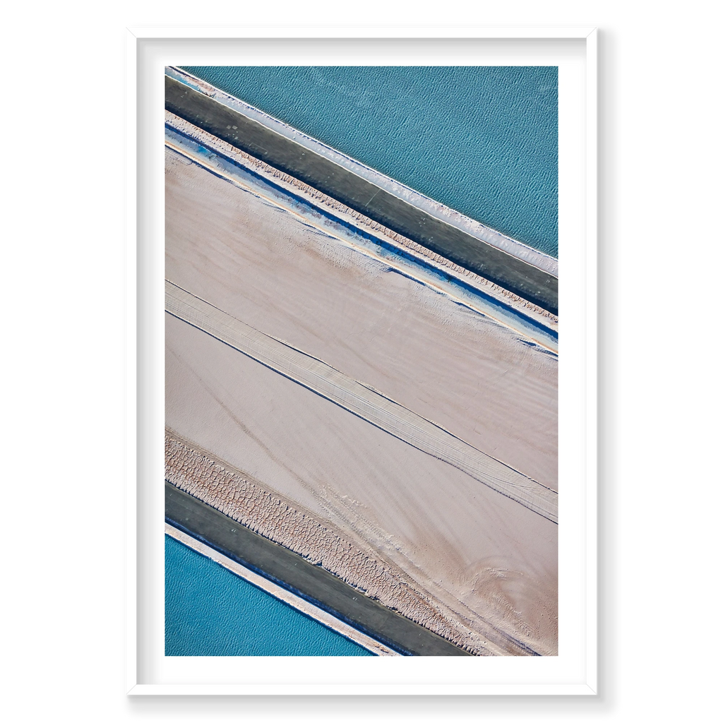 Muriate, Moab, Portrait Print, white Victorian Ash frame