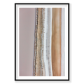 Neapolitan, Great Salt Lake, Portrait Print, black Victorian Ash frame