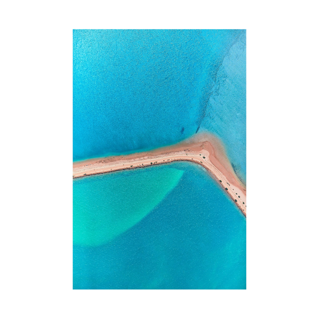 Ocean Blue, Carrarang, Vertical Print, print only