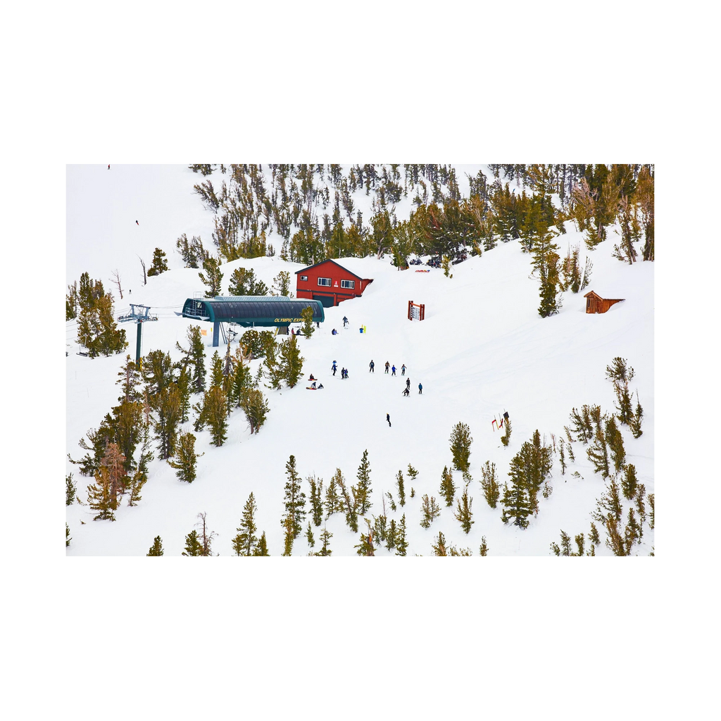 Olympic Express, Lake Tahoe, Horizontal Print, print only