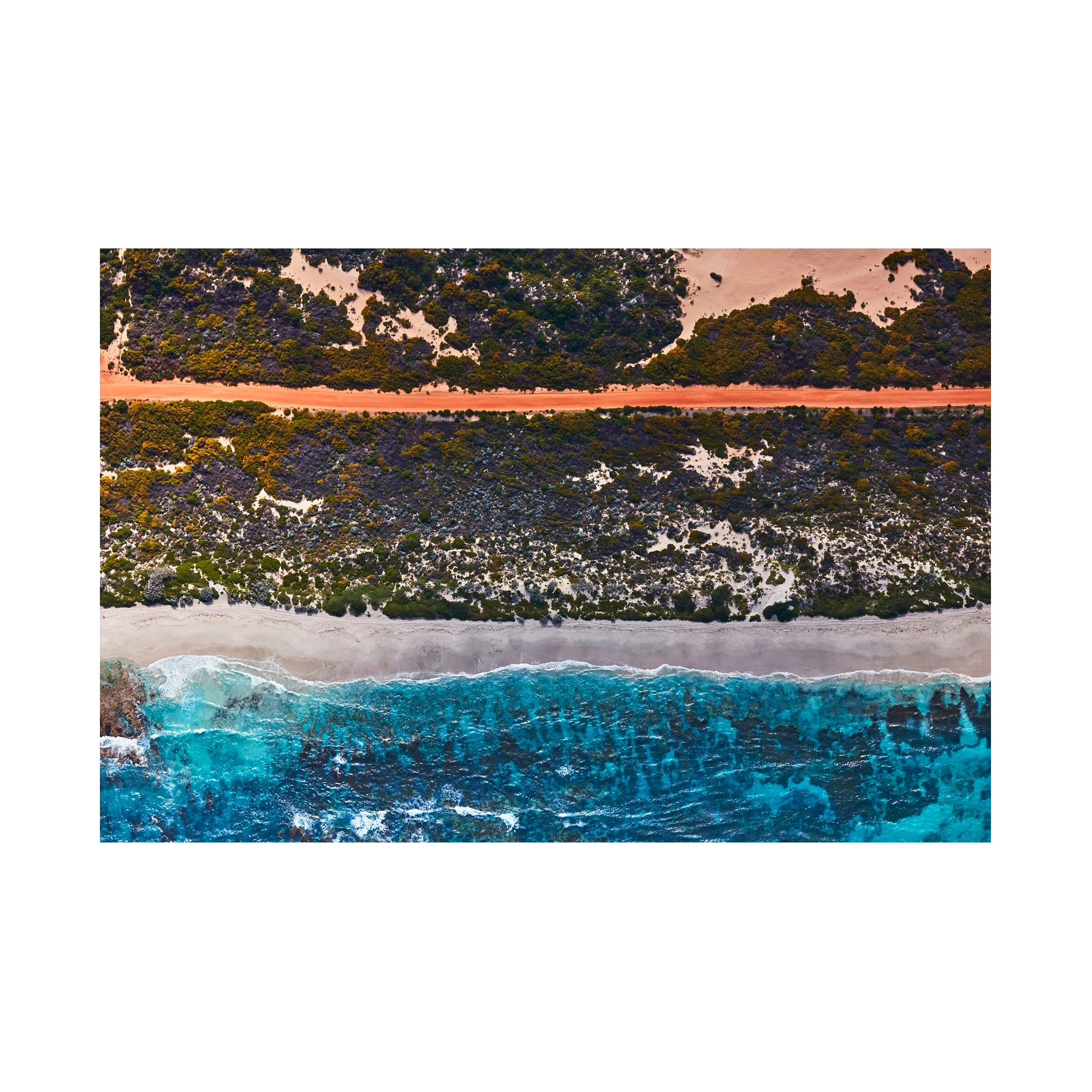 Orange Path, Kalbarri, Horizontal Print, print only