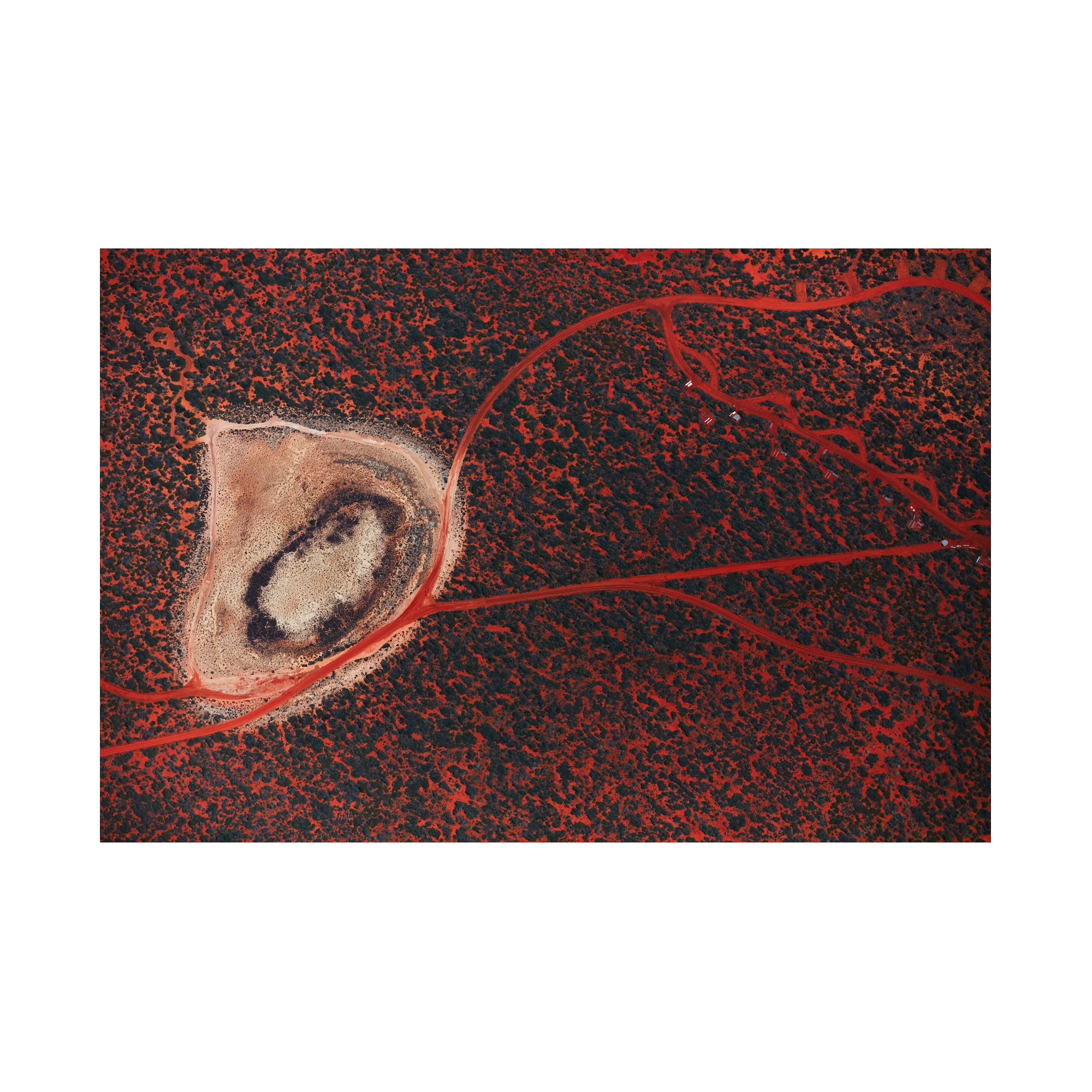 Outback, Shark Bay, Horizontal Print, print only