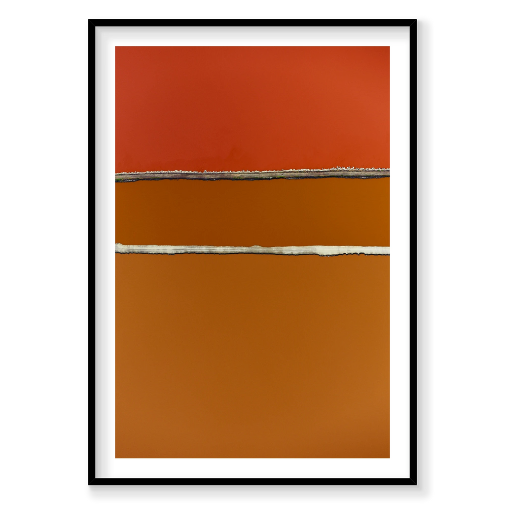 Partitions, San Francisco Bay, Vertical Print, black Victorian Ash frame