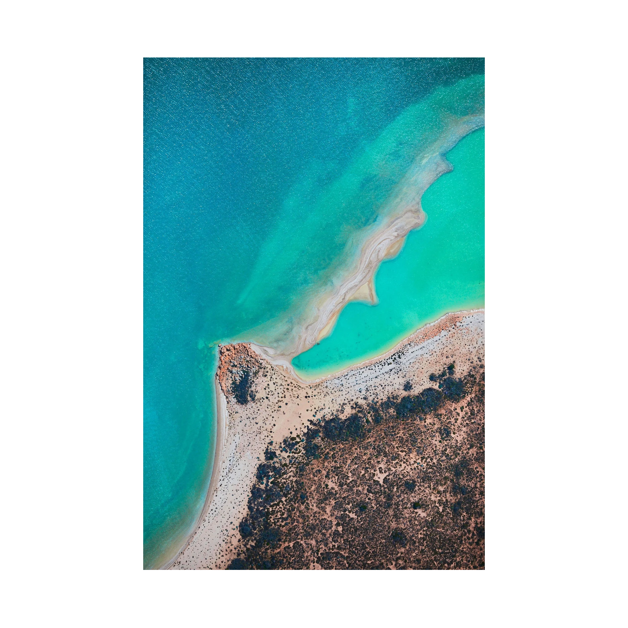 Pastels, Carrarang, Vertical Print, print only