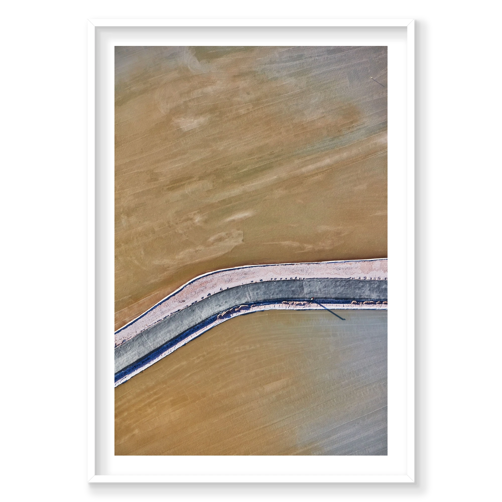 Phosphorus, Moab, Portrait Print, white Victorian Ash frame
