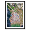 Polignano a Mare, Italy, Vertical Print, black Victorian Ash frame