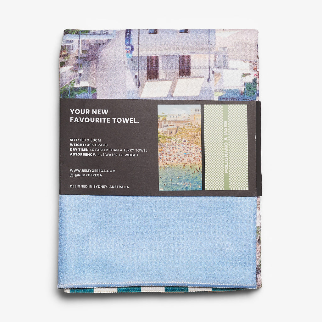 Polignano a Mare Quick-Dry Beach Towel