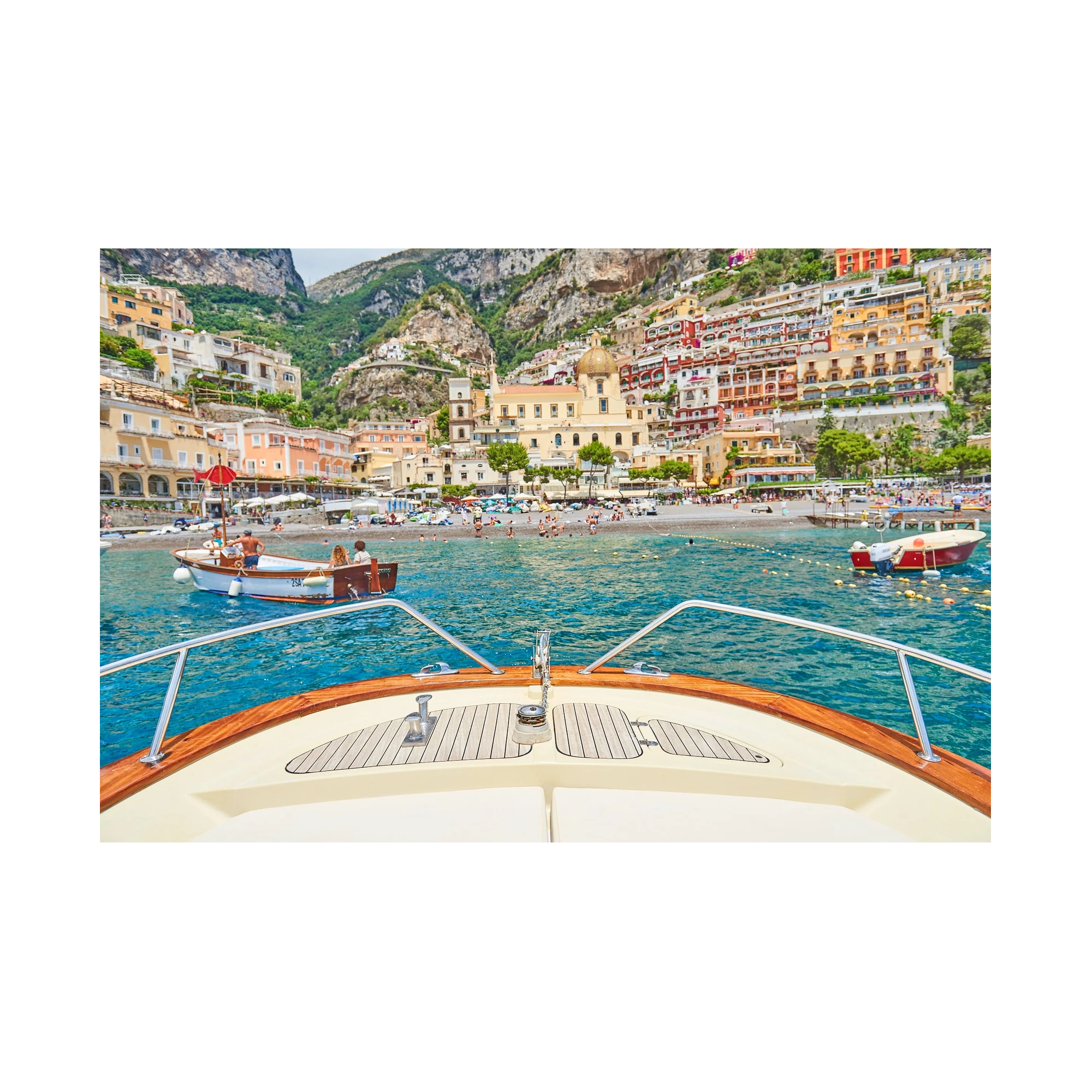 Positano Boats, Amalfi Coast, Horizontal Print, print only