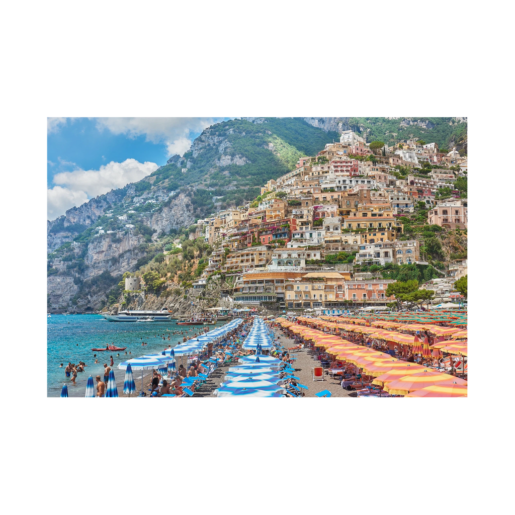 Positano Umbrellas, Amalfi Coast, Horizontal Print, print only