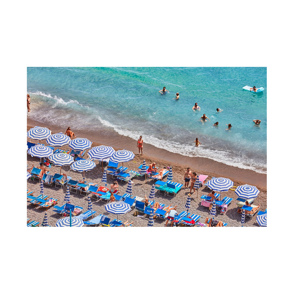 Positano Swimmers, Amalfi Coast, Horizontal Print, print only