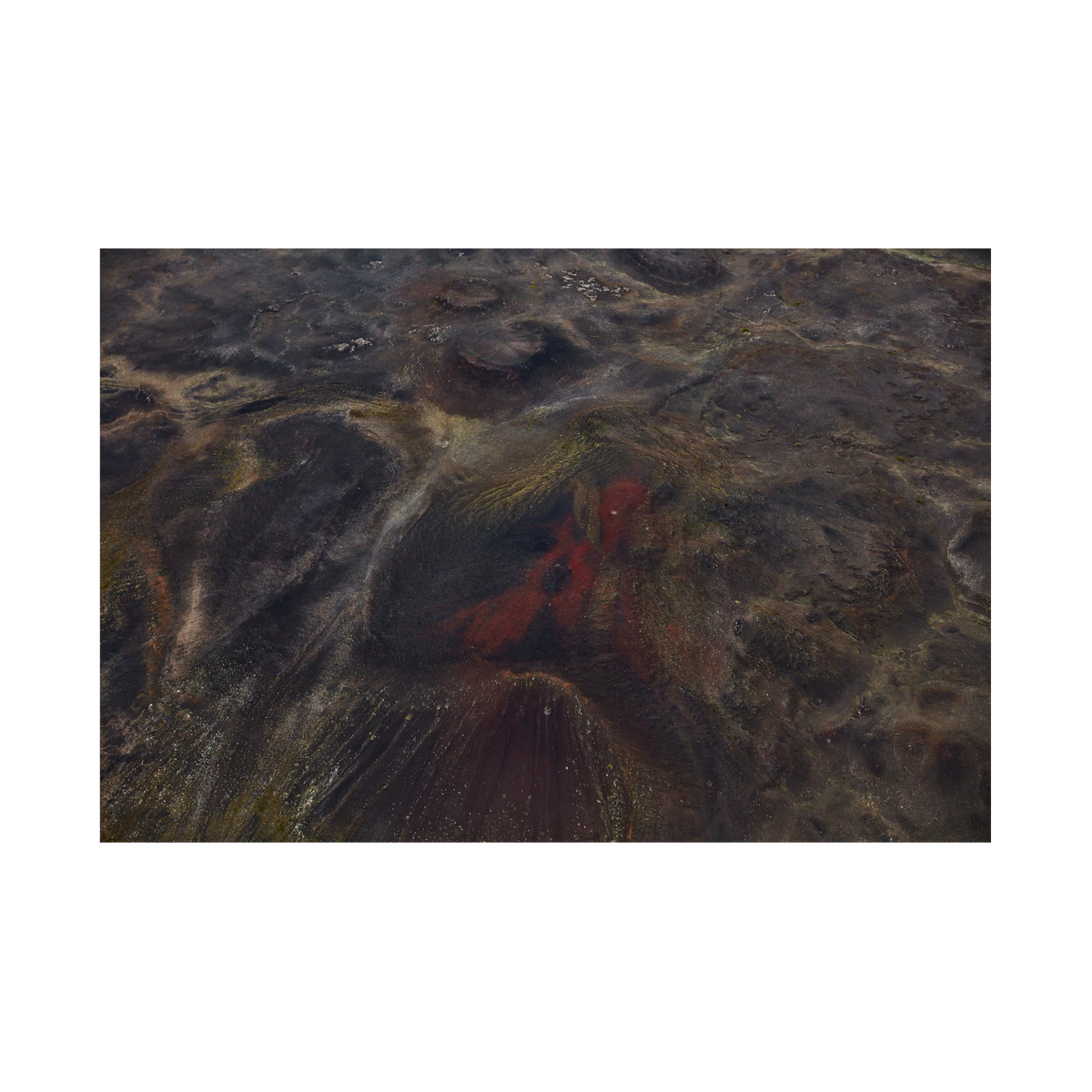 Red Earth, Iceland, Horizontal Print, print only