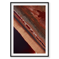 Red Mud, Western Australia, Vertical Print, black Victorian Ash frame
