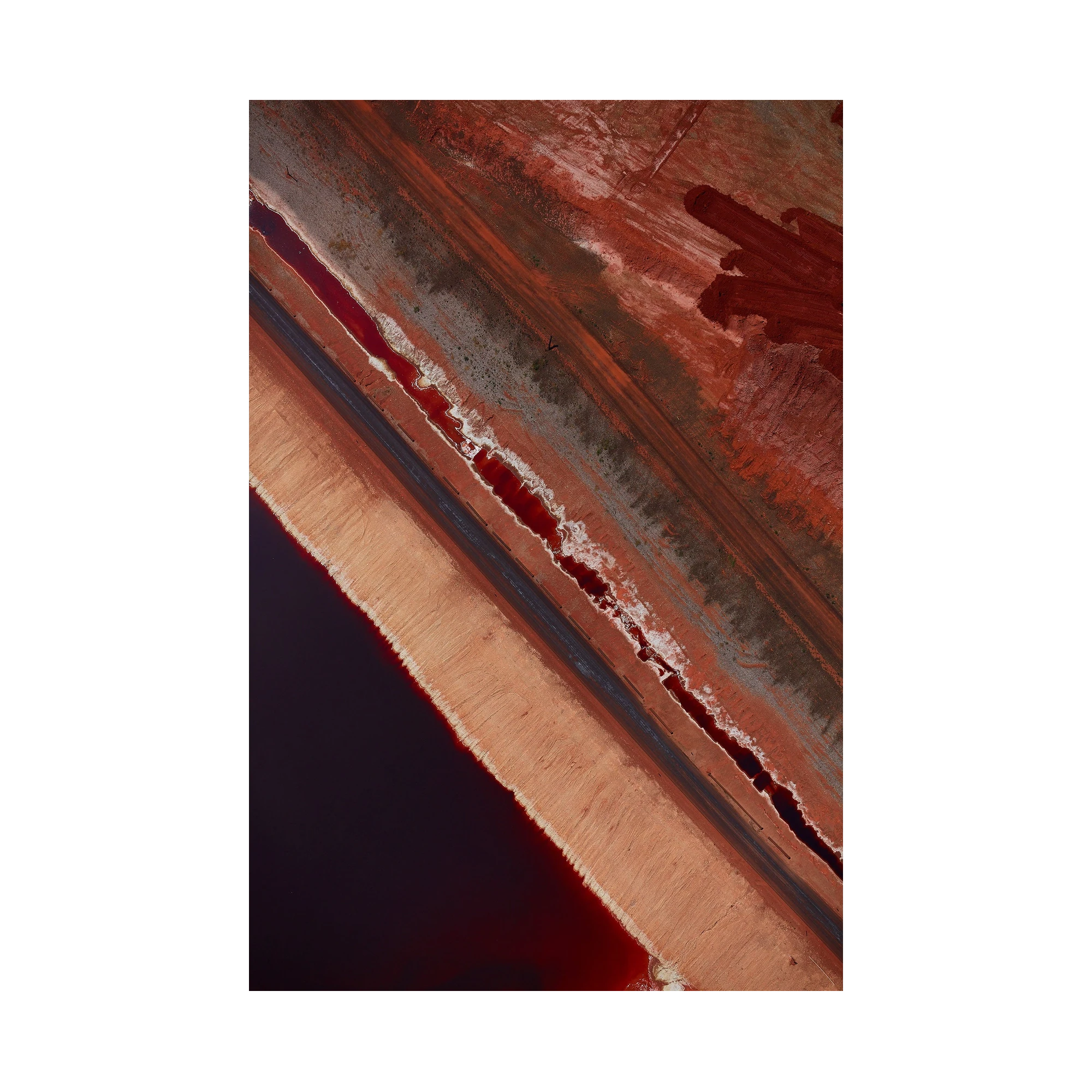 Red Mud, Western Australia, Vertical Print, print only