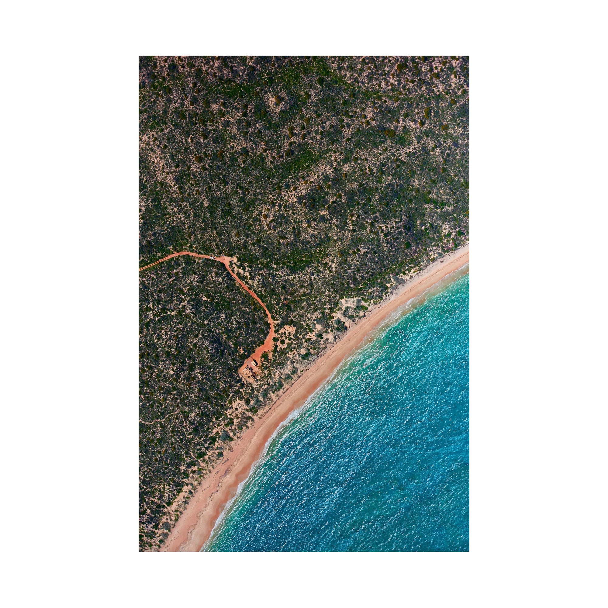 Remote, Kalbarri, Vertical Print, print only
