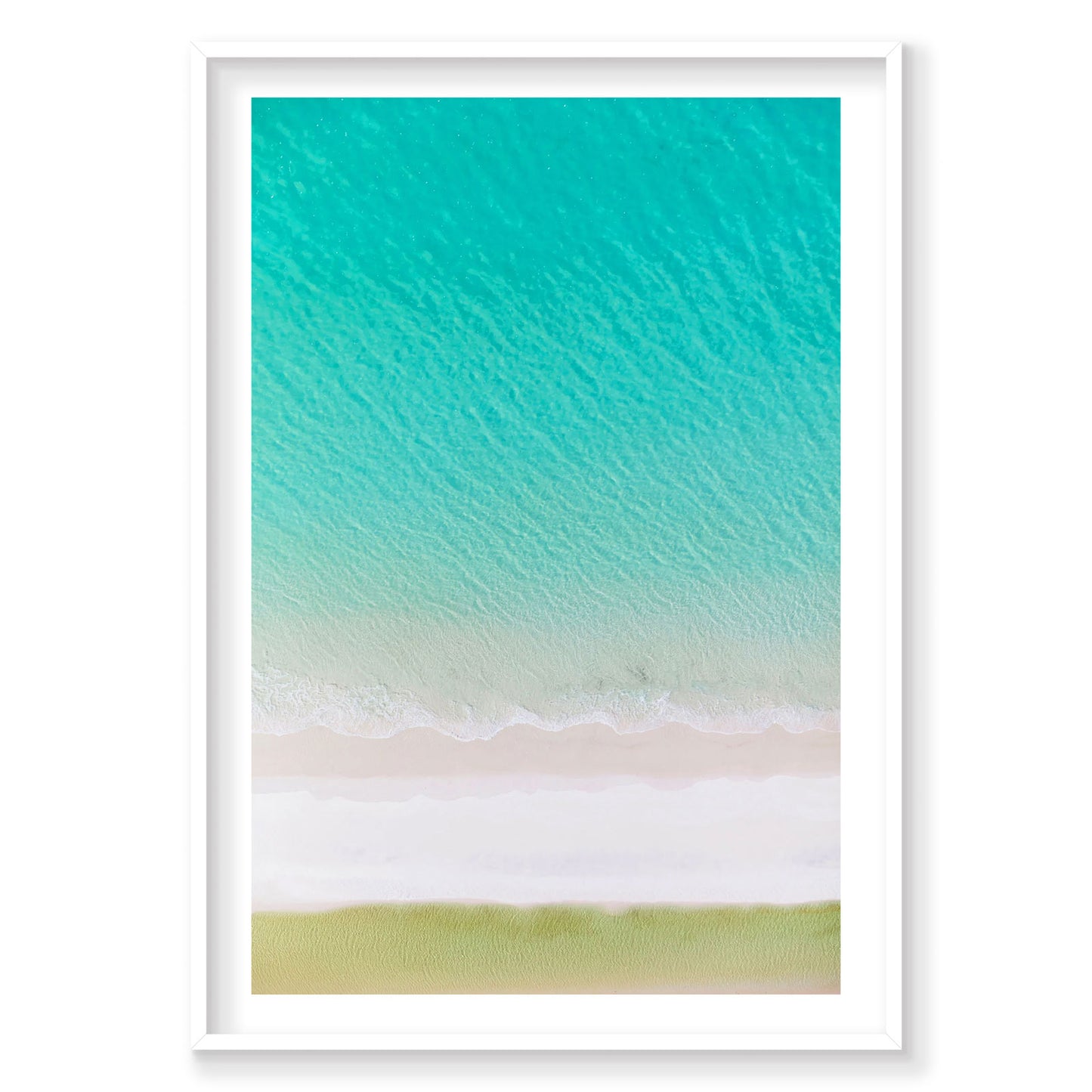 Layers, Whitehaven Beach, Vertical Print