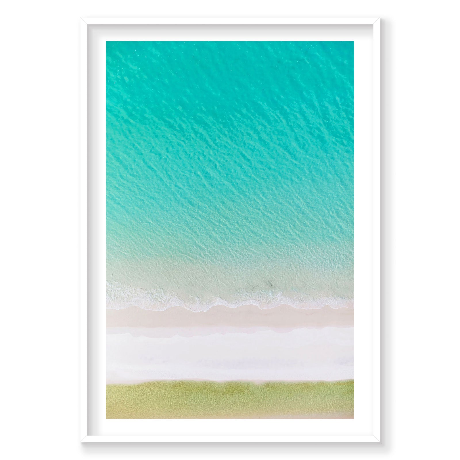 Layers, Whitehaven Beach, Vertical Print