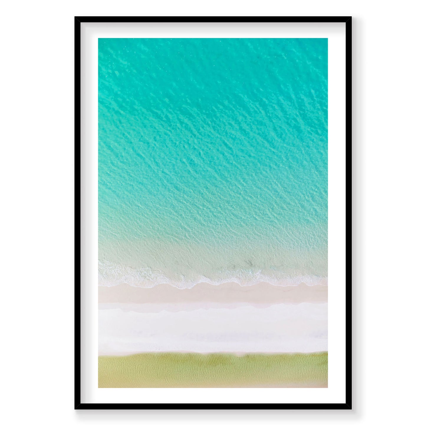 Layers, Whitehaven Beach, Vertical Print