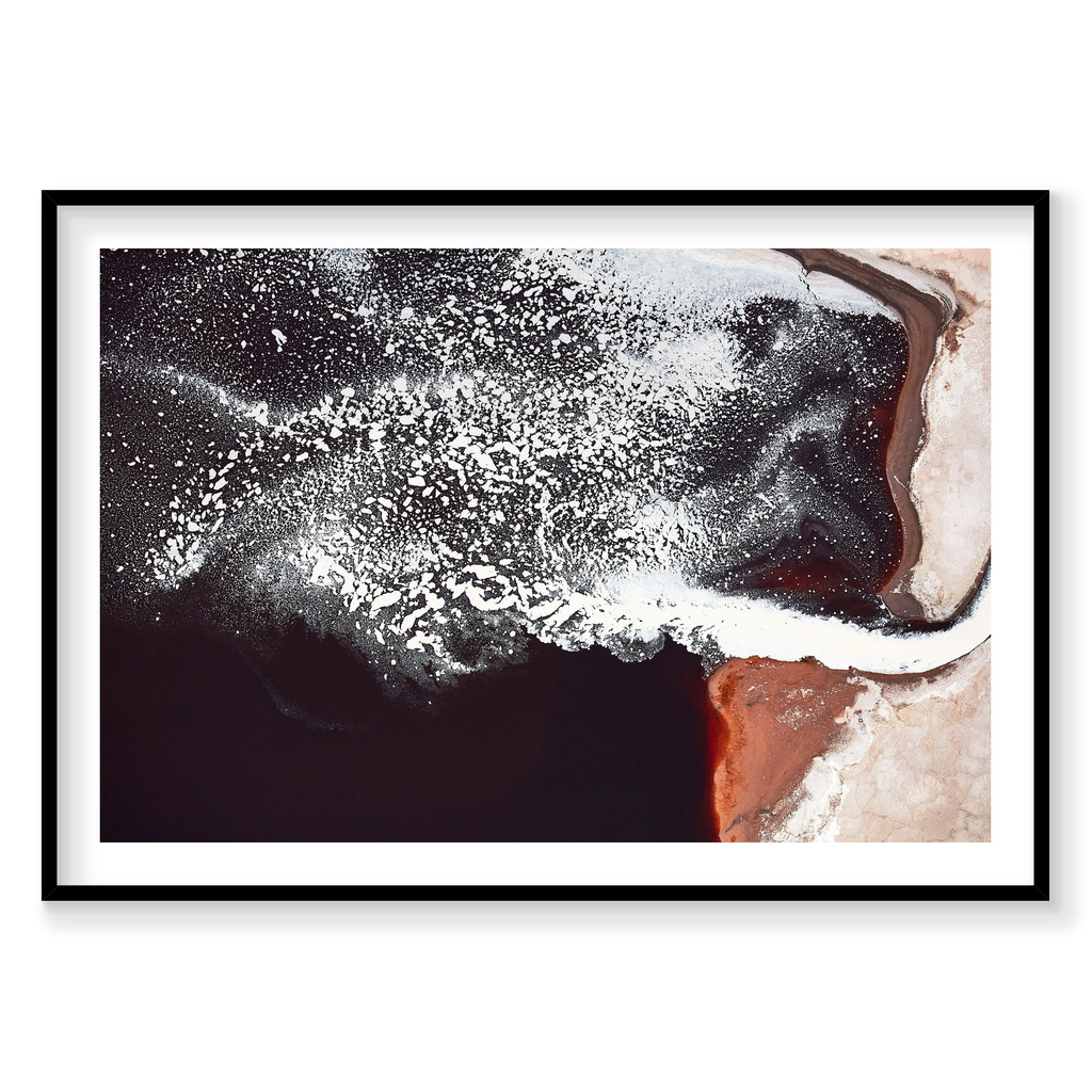 Residue, Western Australia, Horizontal Print, black Victorian Ash frame