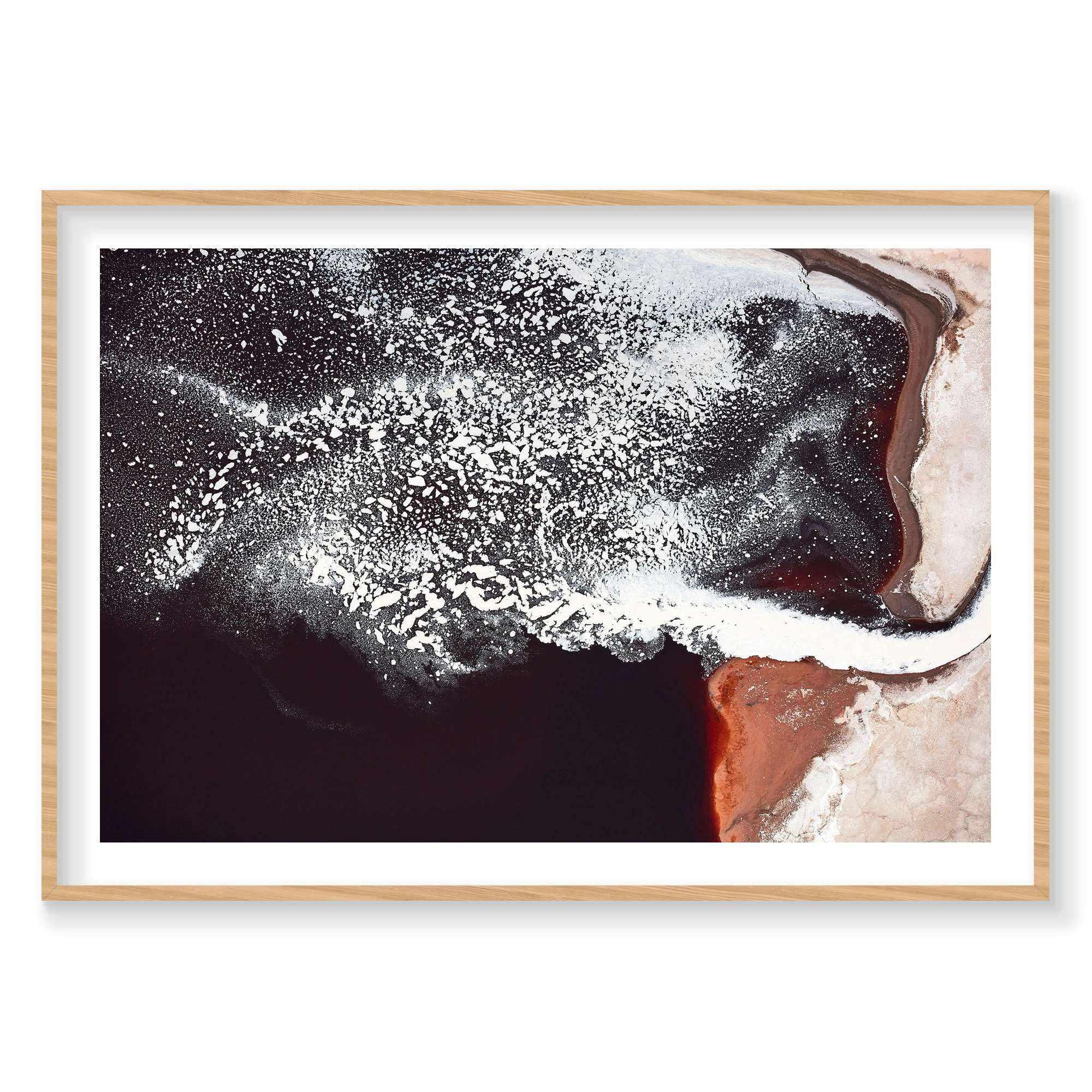 Residue, Western Australia, Horizontal Print, natural Victorian Ash frame