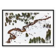 Rivers, Lake Tahoe, Horizontal Print
