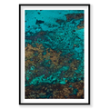 Rotto Reef, Rottnest Island, WA, Vertical Print, black Victorian Ash frame