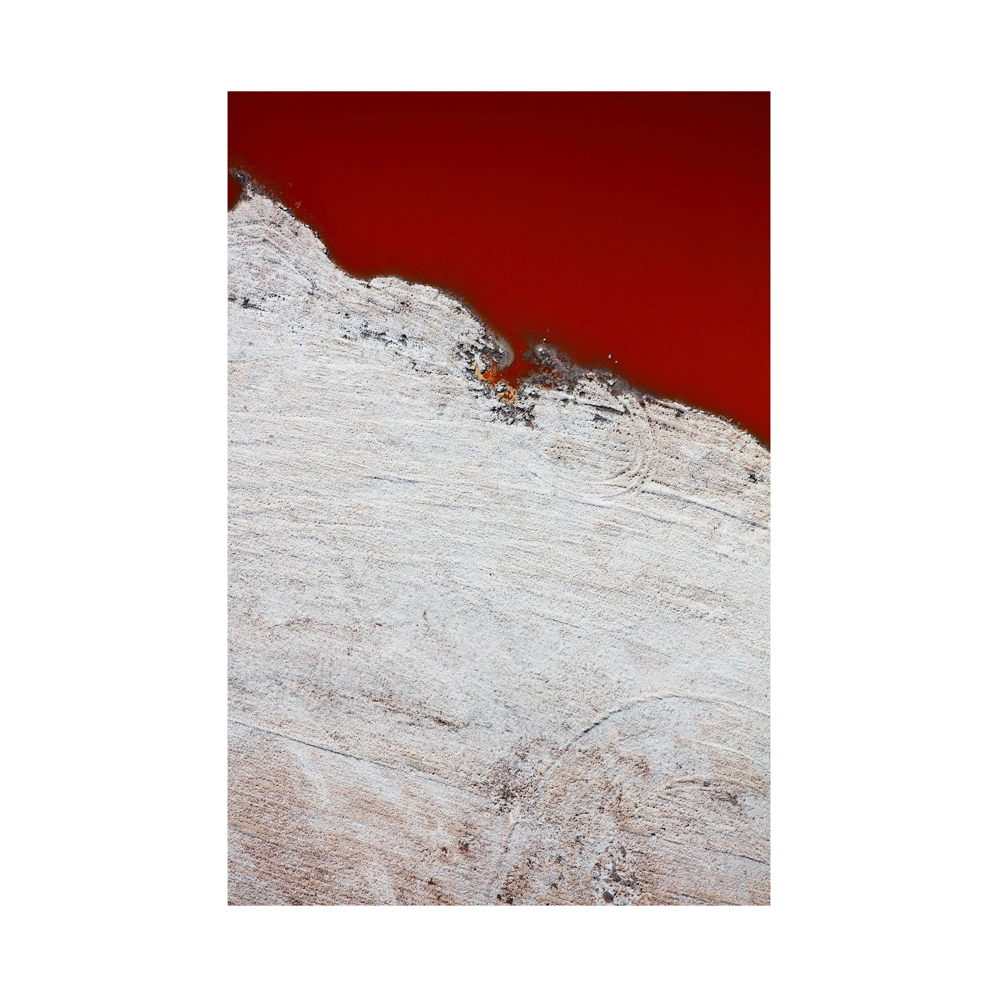 Salt, San Francisco Bay, Vertical Print, print only